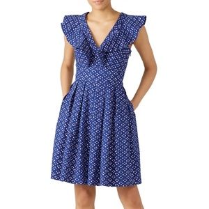Kate Spade Geo Dot Poplin Dress
